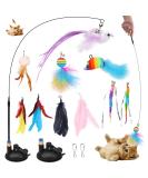 16 STK Interactive Cat Toys with Suction Cup Spring Fishing Toys for Kittens & Cats | Self-Employment Fun! - Buy Online on GoSupps.com