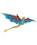 WindNSun Super Size 3D Blue Dragon Ripstop Nylon Glass Eye Dragon Kite 76 Inches Wide - Buy Online on GoSupps.com