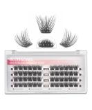 Gerbera-D-12mm WineRozi Lash Extension Clusters - 48 Lightweight Handmade Wispy Individual Lashes - D Curl False Eyelashes - 12mm - 48 Pcs - Buy Online on GoSupps.com