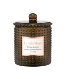 La Jolie Muse Wood-Jasmine Luxury Candles | 75-Hour Natural Soy Wax | Perfect Gifts for Women | 285g 10oz Fragrance Candles for Home - Buy Online on GoSupps.com