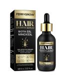 5% Minoxidil Hair Growth Serum for Men | Biotin Treatment for Thicker Denser Hair | Stop Thinning & Regain Hair Growth - Buy Online on GoSupps.com