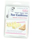 PediFix '4 In 1' Super Soft Toe Cushions - 2 Count Pack for Toe Comfort - Buy Online on GoSupps.com