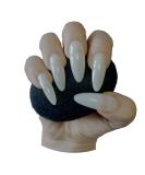 600 Extra Long Stiletto Almond Press On Acrylic Nail Tips - Full Cover for Salon & Home Use - International Shipping Available - Buy Online on GoSupps.com