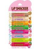 Lip Smacker Original & Best Holiday Flavored Lip Balm Party Pack, Oatmeal Cookie, Vanilla, Mango, Watermelon, Tropical Punch, Cotton Candy, Kiwi, Strawberry, Clear - Buy Online on GoSupps.com