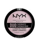 NYX Duo Chromatic Illuminating Powder in Lavender Steel - Sparkle and Shine with This Stunning Highlighter - Buy Online on GoSupps.com