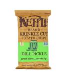 Kettle Foods Krinkle Cut Dill Pickle Potato Chips 5 oz - Crunchy Snack - Buy Online on GoSupps.com