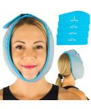 Vive Face Ice Pack Wrap for TMJ Pain Relief and Headaches - Hot/Cold Therapy for Jaw Surgery Recovery & Wisdom Teeth Extraction - Gray - Buy Online on GoSupps.com