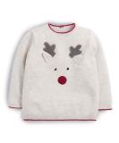 Mamas & Papas Knitted Christmas Reindeer Jumper for Newborn - 100% Cotton - Buy Online on GoSupps.com