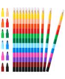 Leinuosen Stacking Crayons - 12 Buildable Colors for School & Office Supplies - Buy Online on GoSupps.com