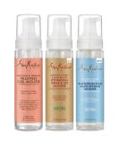 SheaMoisture Hair Mousse Variety Set for Curly Hair - Roller Sets, Twist Outs, Braids, Cornrows, Locs & Up-Dos - 3 Piece Set, 7.5 Oz Ea - Buy Online on GoSupps.com