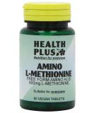 Health Plus L-Methionine 500mg Amino Acid Supplement - 60 Tablets - Buy Online on GoSupps.com