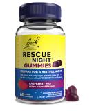 Rescue Remedy Gummies For A Serene Sleep with Raspberry Flavour Easy to Take Vegan & Natural Suitable for all the Family Pack of 60 Raspberry 60 count (Pack of 1) - Buy Online on GoSupps.com