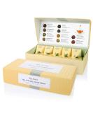 Tea Forte Assorted Classic Teas Petite Presentation Box Tea Sampler Gift Set with 10 Handcrafted Pyramid Tea Infusers - Herbal Tea Black Tea Green Tea White Tea - Buy Online on GoSupps.com