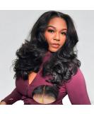 20 Inch HD Body Wave Lace Front Human Hair Wig for Black Women - Pre Plucked Glueless Frontal Wig - Buy Online on GoSupps.com