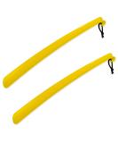 RMS 2 Pack Extra Long Handled Shoe Horn - 24 Curved Handle with Hang Up Strap - Buy Online on GoSupps.com