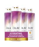 Olay Hydrating Body Wash with Witch Hazel and Vitamin B3 20 Fl Oz - Pack of 4 - Buy Online on GoSupps.com