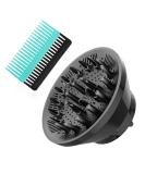 Collapsible Hair Diffuser for Curly Hair | Universal Attachment for Blow Dryer with Adjustable Size | Ideal for Long, Thick, and Natural Wavy Hair - Buy Online on GoSupps.com