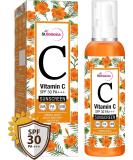 StBotanica Vitamin C Sunscreen SPF 30 PA+++ | Mineral-Based Water-Resistant UVA & UVB Protection - 120ml | International Shipping Available - Buy Online on GoSupps.com
