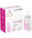 Codeage Liposomal Women's Daily Vitamins Liquid Pouch Formula Vegan Omega-3 Liquid Multivitamin Supplement Biotin Vitamins A B C D E Riboflavin Berry Sugar-Free Non-GMO 30 Pouches - Buy Online on GoSupps.com
