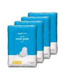 Amazon Basics Regular Absorbency Maxi Pads with Flexi-Wings - Unscented, Size 1, 144 Count (4 Packs of 36) - Buy Online on GoSupps.com
