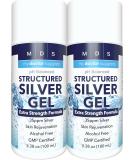 Extra Strength Silver Gel - 35ppm Silver Gel Activated for Maximum Strength Therapeutic Grade. (2) - Buy Online on GoSupps.com