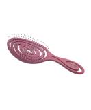 Head Jog 08 Paddle Brush Flexible Soft Pin Bristles Detangling Wet Or Dry Hair. Gentle Brushing Hairbrush. Detangle Brushes For Straight Curly & Wavy Hair Types. (Mulberry) - Buy Online on GoSupps.com