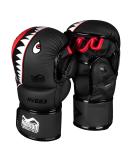 Phantom MMA Gloves APEX | Professional Sparring Boxing & Freefight Gloves - Black S/M | International Shipping - Buy Online on GoSupps.com