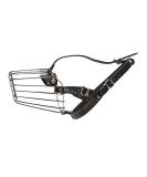 Dingo Metal Muzzle No.4A - Adjustable Leather Straps for Dogs | Comfortable & Durable Training Muzzle for Collies - Buy Online on GoSupps.com