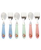 EXZACT Kids Cutlery Set - 6pcs Stainless Steel 18/10 - Unicorn Design - Forks and Spoons for Children and Toddlers - Dishwasher Safe and BPA Free - Buy Online on GoSupps.com