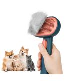 Self-Cleaning Cat Brush for Short-Haired Cats | Aumuca Pet Hair Brush - Removes Mats & Loose Fur (Green) - Buy Online on GoSupps.com