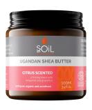 Buy SOiL Organic Shea Butter - Citrus Scented 100% Pure & Unrefined - 100ml | International Shipping Available - Buy Online on GoSupps.com