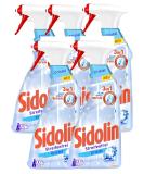 Sidolin Cristal glass cleaner 5x spray bottle for a perfect shine and against micro cracks (5x500ml) - Buy Online on GoSupps.com