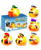 Tesoyzii Light Up Rubber Duck Bath Toys for 1-5 Year Olds | Perfect Gifts for Boys and Girls | Sensory Toys for Autism | Colorful Bath Time Water Toys - Buy Online on GoSupps.com