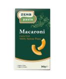 ZENB Gluten Free Pasta - 100% Yellow Pea Macaroni - Vegan and Coeliac Friendly - 21g Protein Per 100g - 340g (Single Box) - Buy Online on GoSupps.com