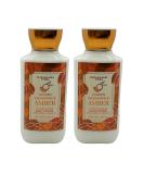 Buy Bath and Body Works Gift Set - 2 x 8 Fl Oz Lotions (Golden Clementine & Amber) | International Shipping Available - Buy Online on GoSupps.com