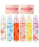 AOOWU 6 Pcs Floral-Flavored Hydrating Lip Oil Set for Long Lasting Lip Glow - Moisturizing Lip Care Balm with Plumping Effect for Women - Buy Online on GoSupps.com