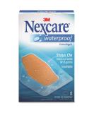 Buy 3M 58108 Waterproof Knee/Elbow Bandages - Clear 8 Pack | International Shipping Available - Buy Online on GoSupps.com