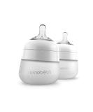 Nanob b Flexy Silicone Baby Bottle Anti-Colic Natural Feel Non-Collapsing Nipple Non-Tip Stable Base Easy to Clean 2-Pack White 5 oz White 5 Ounce 2-Pack - Buy Online on GoSupps.com