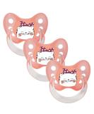 Dentistar Silikon Schnuller 3 Set - Size 1 (0-6 months) - BPA-Free Tooth & Jaw-Friendly Nipple - Made in Germany - Cat Orange - International Shipping Available - Buy Online on GoSupps.com