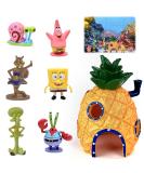 BGTLJKD 7 PCs Pineapple Aquarium Decoration - Spongebob Ornament & Underwater Landscape Decor for Fish Ponds & Aquariums - Buy Online on GoSupps.com