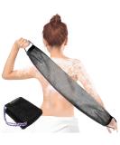 Buy Molain African Exfoliating Net - Back Scrubber for Women & Men | Long Shower Sponge & Loofah | Body Washing Accessories - Black - Buy Online on GoSupps.com