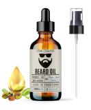 Bella Terra Oils Beard Oil 4oz | Organic Vitamin E Jojoba & Argan | Anti-Frizz Formula for Luster & Care - Buy Online on GoSupps.com