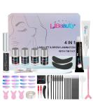 Libeauty Lash Lift and Tint Kit - Black Fast Curling & Coloring Perm with L&C Shapes - Salon & Home Use - Buy Online on GoSupps.com