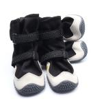 Waterproof Dog Shoes for Medium & Large Dogs - Non-Slip Sole Reflective Velcro Breathable Paw Protection (XXL Black - 4 Pack) - Buy Online on GoSupps.com