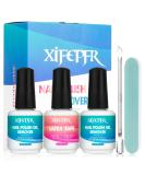 XIFEPFR Gel Nail Polish Remover Kit - 2 Pack with Liquid Latex Tape | Professional Manicure Tool for Quick & Easy Soak-Off Gel Removal - Buy Online on GoSupps.com