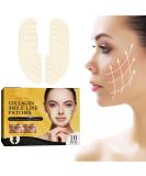 Smile Line Patches - 10pcs Collagen Hydrating Masks for Anti-Aging Smoothing Laugh Lines & Wrinkles - Buy Online on GoSupps.com