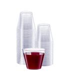 Comfy Package Clear Hard Plastic Cups / Tumblers 9 oz. Squat - 100 Count Small Disposable Party Cocktail Glasses 9 oz. - Clear 100 - Buy Online on GoSupps.com