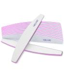 Professional 180/240 Grit Nail Files - 12 Double-Sided Nail Files for Natural Nails | Ideal for Nail Studios - Buy Online on GoSupps.com