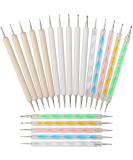 20 Piece Mandala Dotting Tools Set for Nail Art - Dot Painting Stylus and Embossing Pattern Tracing Kit - Buy Online on GoSupps.com