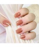 Ceboic Semi Cured Gel Nail Stickers 20Pcs Gel Nail Strips Self-Adhesive Gel Nail Polish Wraps Long-Lasting Waterproof Nail Art Stickers for Women Girls Kids Salon-Quality Manicures (Hot Cocoa) - Buy Online on GoSupps.com